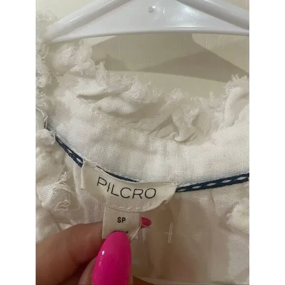 Anthropologie The Tavi Blouse by Pilcro: Tank Edition Size Small - Picture 5 of 7